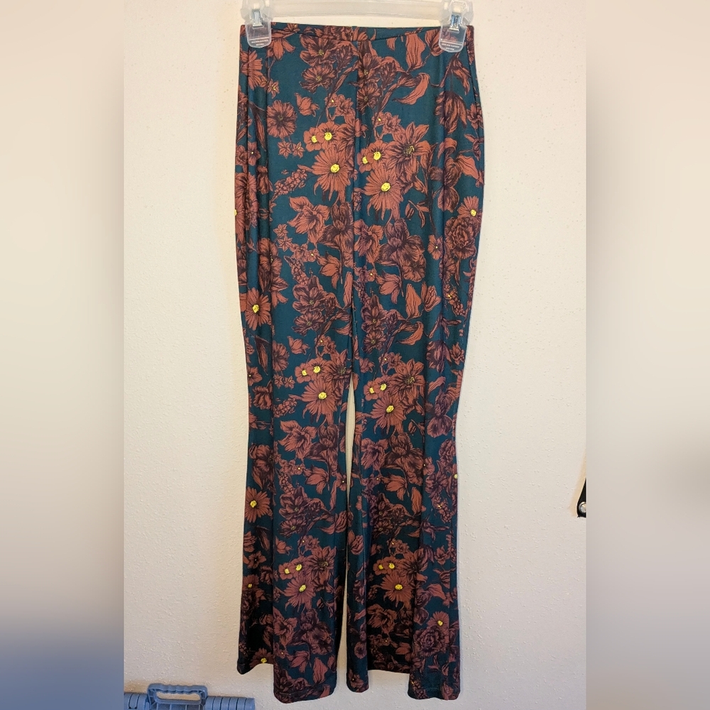 Floral Flared Leggings